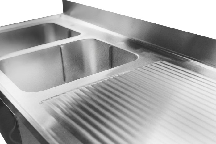 Stainless Steel Double Bowl Sink -commercial catering sinks