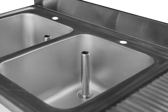 Double bowl commercial sink - Commercial catering sinks