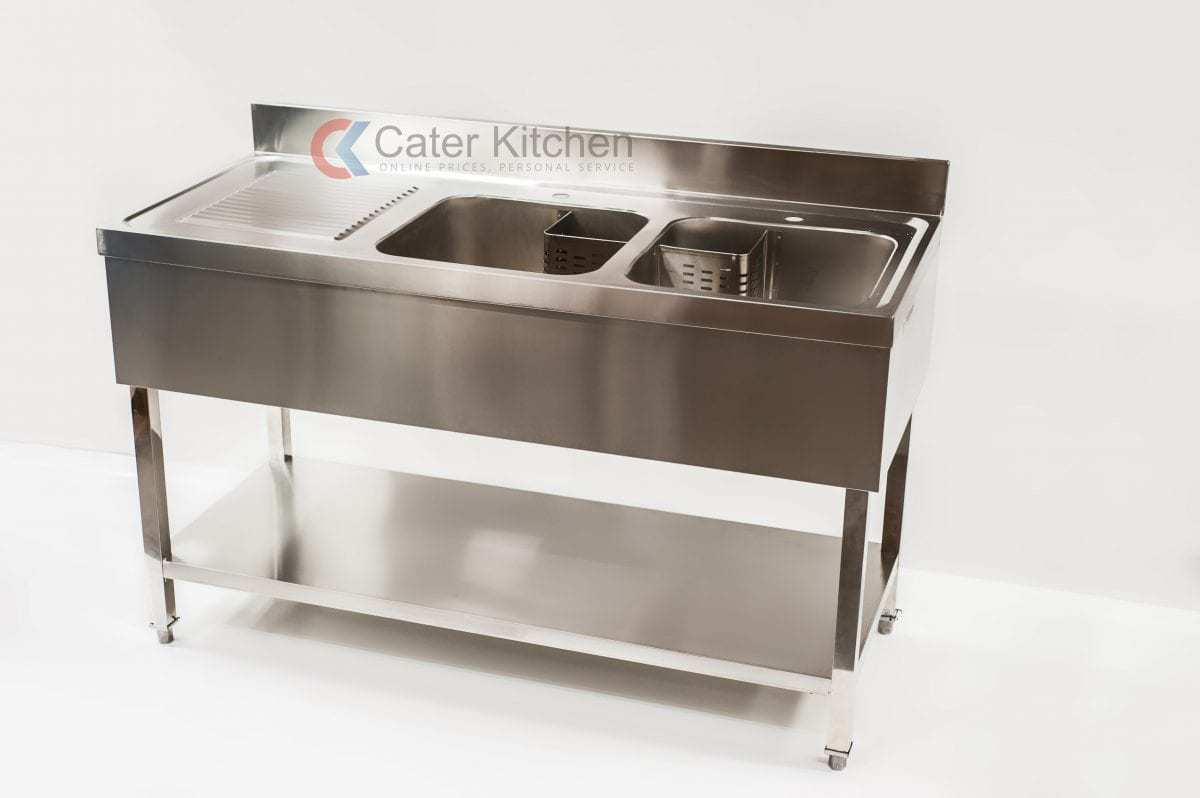 Economy Stainless Steel Commercial Sink - 1000mm - Cater Kitchen