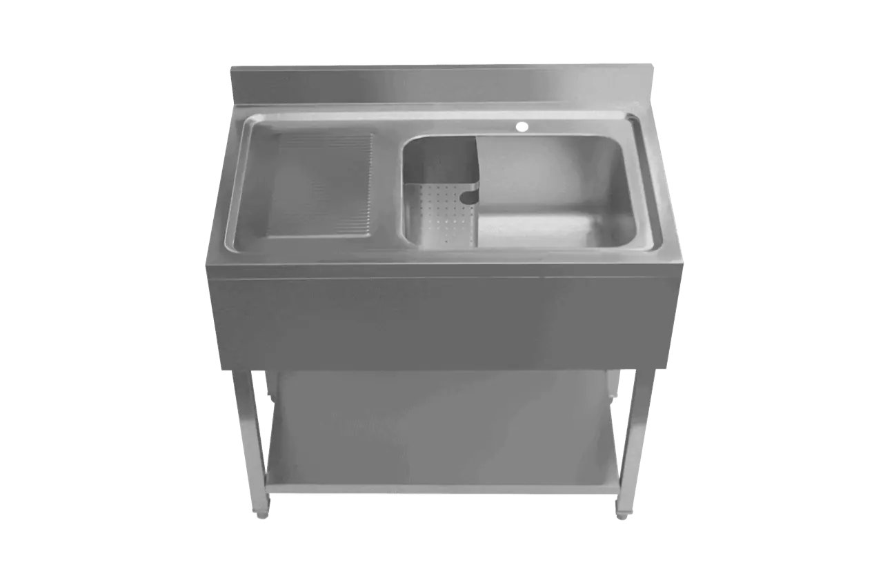 stainless steel single bowl sink from cater kitchen stainless steel kitchen specialist for commercial catering