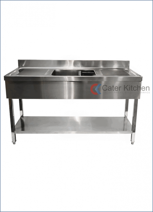 Double drainer sink Economy Stainless Steel 1500mm