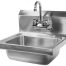 Hand sink stainless steel with tap - commercial catering sinks