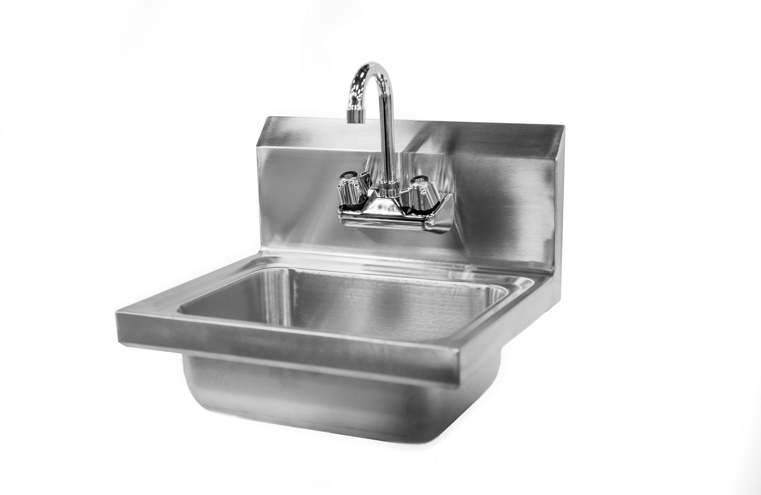 commercial kitchen hand washing sink