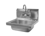 stainless steel hand wash basin with tap - commercial catering sinks