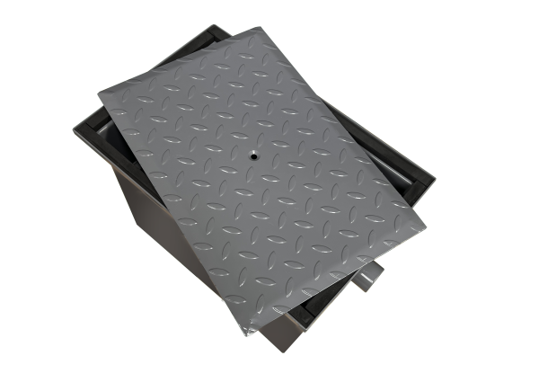 100 litre epoxy steel large outdoor grease trap