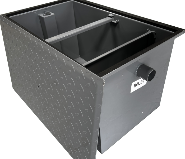 Steel epoxy outdoor grease trap 100 litres