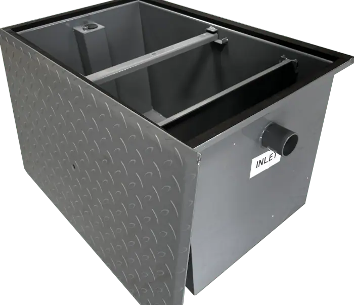 Steel epoxy outdoor grease trap 100 litres