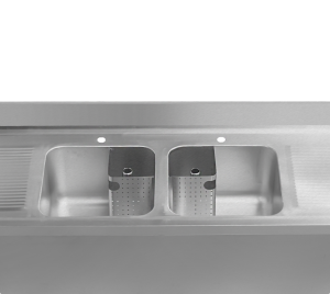double bowl sink - commercial catering sinks