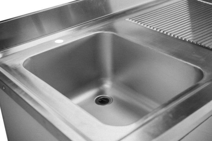 1200m Stainless Steel Sink Cabinet - commercial catering sinks