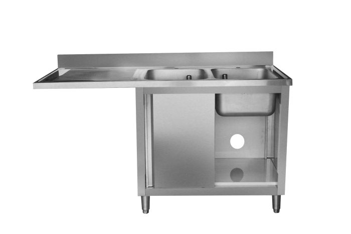Commercial Catering Double Sink For Dishwasher 1600mm - commercial catering sinks