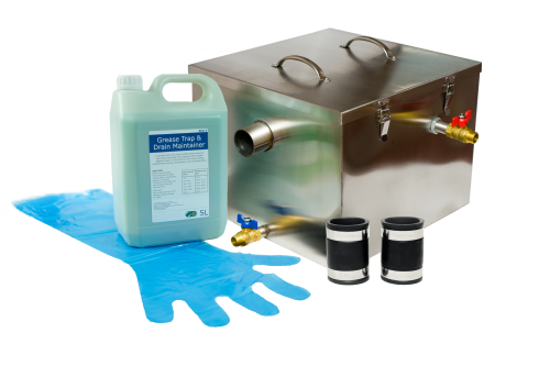 Stainless Steel 20 Litre Under Sink Fat Trap Kit