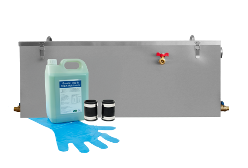 80 litre under sink grease trap starter kit