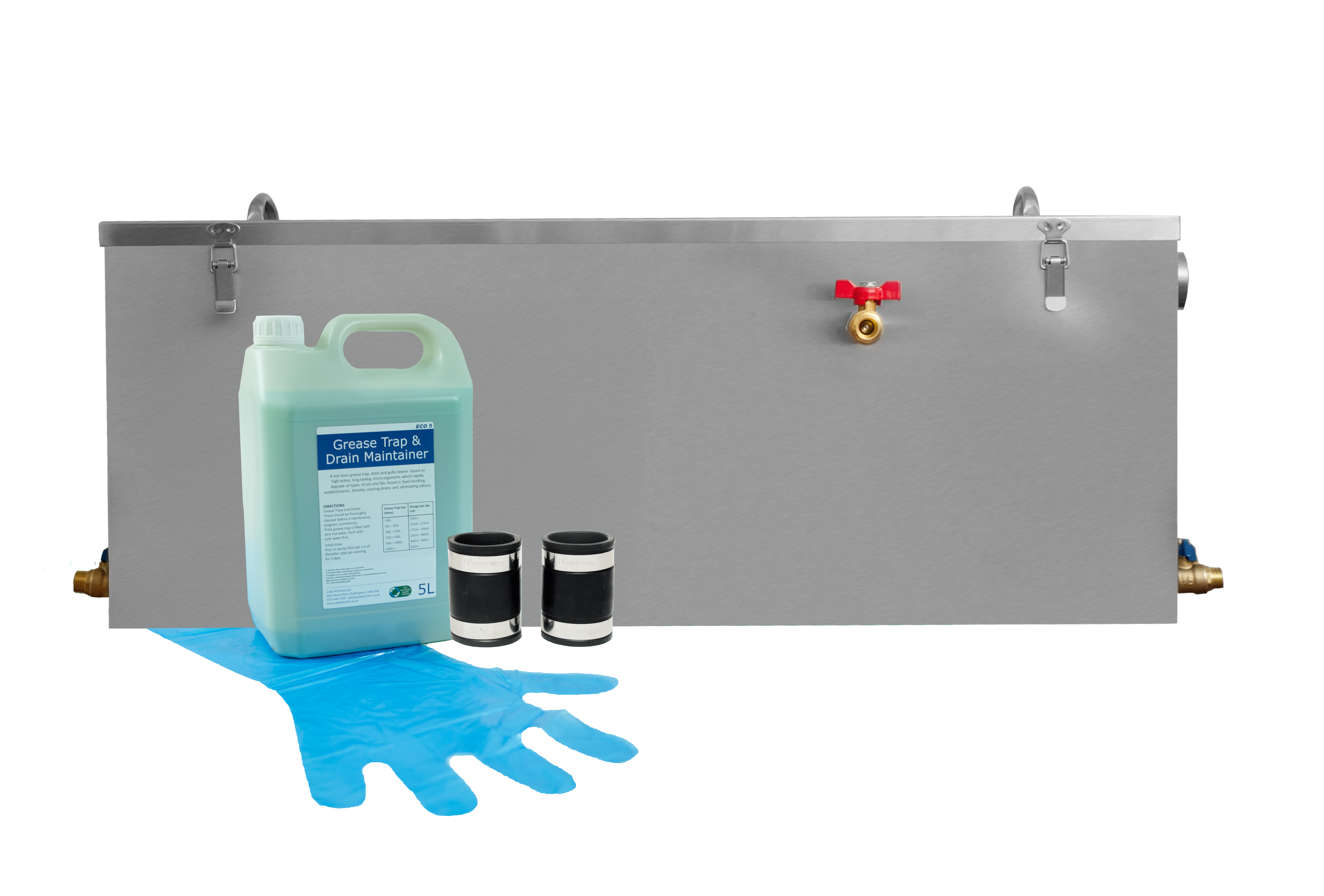 80 litre under sink grease trap starter kit