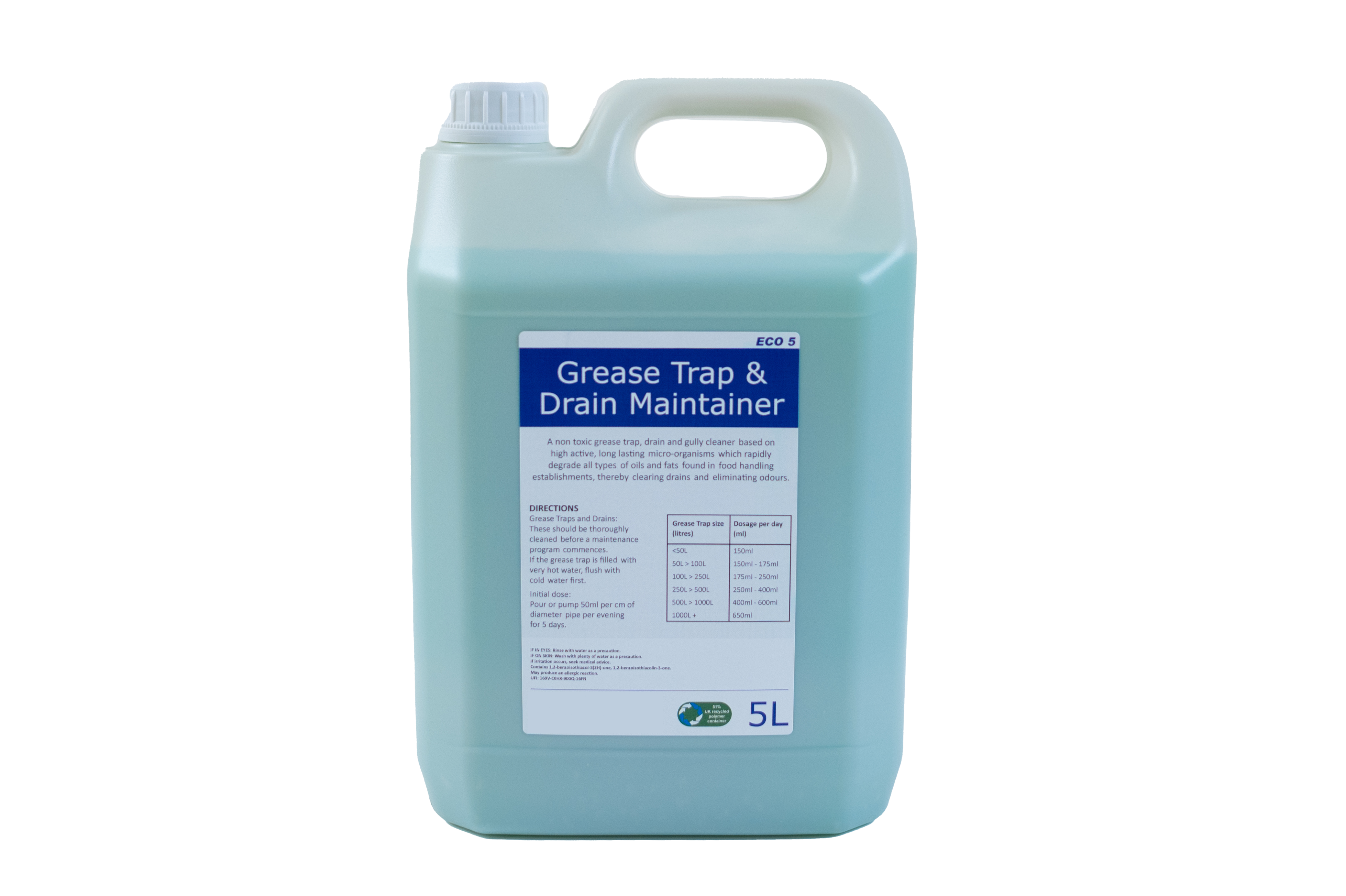 Grease Trap Enzyme Cleaner 5 Litres